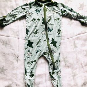 Kickee pants newborn zipper footie pajama